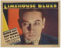 6g428 LIMEHOUSE BLUES LC '34 super close up of halfbreed George Raft in yellowface makeup!