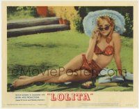 6g438 LOLITA LC #2 '62 Stanley Kubrick, best close up of sexy Sue Lyon in two-piece swimsuit!