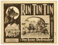 6g440 LONE DEFENDER chapter 11 LC '30 famous canine hero Rin-Tin-Tin, Mascot serial, Cornered!