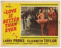 6g452 LOVE IS BETTER THAN EVER LC #3 '52 full-length image of pretty ballerina Elizabeth Taylor!
