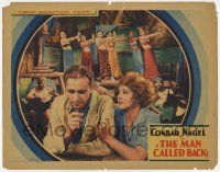 6g484 MAN CALLED BACK LC '32 Juliette Compton consoles depressed Conrad Nagel drinking in bar!