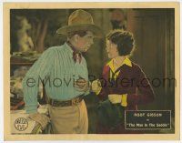 6g487 MAN IN THE SADDLE LC '26 cowboy Hoot Gibson & sexy young Fay Wray close up!