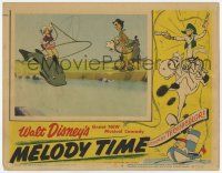 6g503 MELODY TIME LC #4 '48 Disney cartoon, Pecos Bill watches Slue-Foot Sue ride giant catfish!