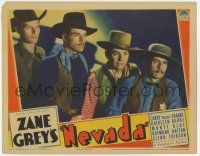 6g557 NEVADA LC '35 great posed portrait of Buster Crabbe & cowboys, from the Zane Grey novel!