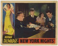 6g562 NEW YORK NIGHTS LC R38 pretty Norma Talmadge & Gilbert Roland in trouble at police station!