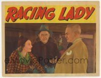 6g637 RACING LADY LC '36 Harry Carey between pretty Ann Dvorak & stern Berton Churchill!