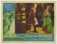 6g644 RAVEN LC #6 '63 Peter Lorre, Vincent Price & Olive Sturgess bound with much rope!