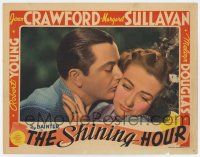 6g714 SHINING HOUR LC '38 c/u of married Robert Young trying to kiss sad Joan Crawford!