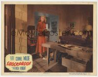 6g716 SHOCKPROOF LC #8 '49 directed by Douglas Sirk, Patricia Knight looks guilty by dead man!