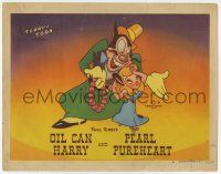 6g814 TERRY-TOON LC #3 '46 great cartoon image of Paul Terry's Oil Can Harry & Pearl Pureheart!
