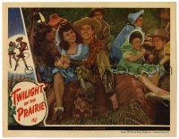 6g891 TWILIGHT ON THE PRAIRIE LC '44 Connie Haines, Jimmie Dodd & Johnny Downs have a picnic!