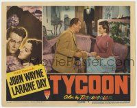6g898 TYCOON LC #5 '47 great close up of John Wayne sitting with pretty Laraine Day on couch!