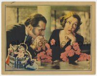 6g937 WHAT A WIDOW LC '30 pretty Gloria Swanson is bored by Lew Cody's romantic gestures!