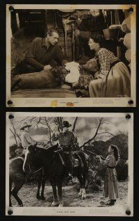6h956 ALONG CAME JONES 2 8x10 stills '45 great images of Gary Cooper & pretty Loretta Young!
