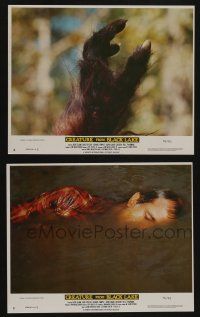 6h190 CREATURE FROM BLACK LAKE 2 8x10 mini LCs '76 cool images of monster's creepy hand, dead guy!