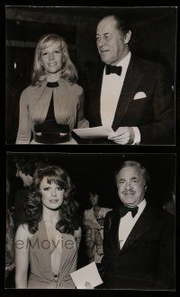 6h977 LADY CAROLINE LAMB 2 8x10 stills '73 Rex Harrison, cool images from the premiere in London!