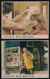 6h051 ALICE SWEET ALICE 8 8x10 mini LCs '77 first Brooke Shields, Linda Miller, Mildred Clinton!