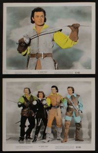 6h034 AT SWORD'S POINT 10 color 8x10 stills '52 great images of Cornel Wilde & Maureen O'Hara!