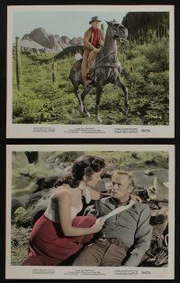 6h035 BACKLASH 10 color 8x10 stills '56 Richard Widmark, Donna Reed, directed by John Sturges!