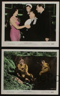 6h164 BRIDGES AT TOKO-RI 4 color 8x10 stills '54 great images of William Holden, Mickey Rooney!