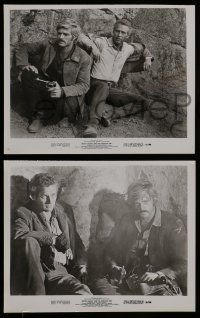 6h902 BUTCH CASSIDY & THE SUNDANCE KID 3 8x10 stills '69 images of Paul Newman, Robert Redford!