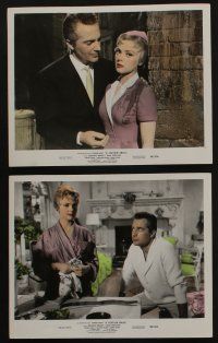 6h039 CERTAIN SMILE 10 color 8x10 stills '58 Fontaine has affair with Rossano Brazzi & 19 year-old!