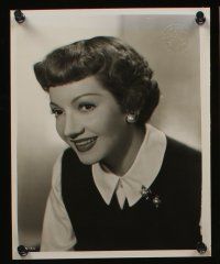 6h655 CLAUDETTE COLBERT 7 8x10 stills '30s cool close up and full-length portraits of the star!