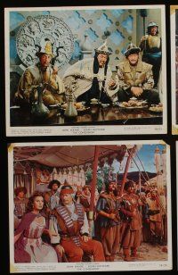 6h042 CONQUEROR 9 color 8x10 stills '56 John Wayne as Genghis Khan, sexy Susan Hayward!