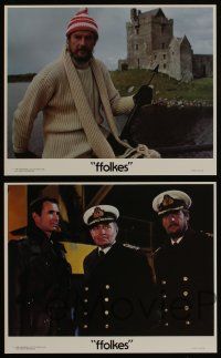 6h168 FFOLKES 4 8x10 mini LCs '80 James Mason, Roger Moore, Anthony Perkins!