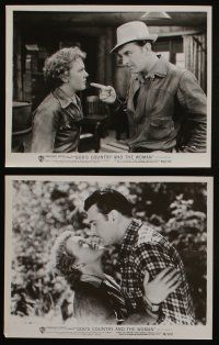 6h517 GOD'S COUNTRY & THE WOMAN 9 8x10 stills R48 Brent, Beverly Roberts, James Oliver Curwood!