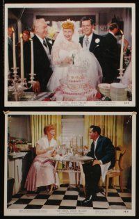 6h044 LONG, LONG TRAILER 9 color 8x10 stills '54 great images of Lucille Ball & Desi Arnaz!