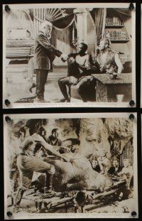 6h526 MYSTERIOUS ISLAND 9 8x10 stills '61 Ray Harryhausen, Jules Verne sci-fi, cool images!