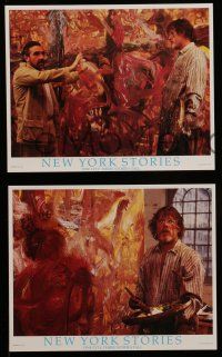 6h046 NEW YORK STORIES 9 8x10 mini LCs '89 Woody Allen, Martin Scorsese, Francis Ford Coppola