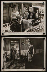6h684 PURSUED 7 8x10 stills '47 Robert Mitchum, Teresa Wright, Raoul Walsh western!