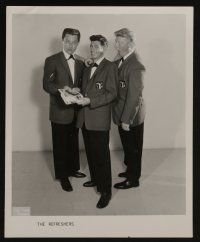 6h985 REFRESHERS 2 8x10 music publicity stills '50s cool images of the singing trio!