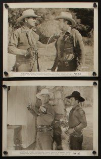 6h750 SIX GUN MESA 6 8x10 stills '50 cool cowboy western images of Johnny Mack Brown!