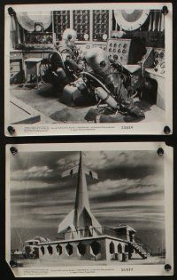6h546 SPACEWAYS 9 8x10 stills '53 Hammer sci-fi, screen's 1st story of the space islands in the sky