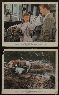 6h181 TAMMY & THE BACHELOR 3 color 8x10 stills '57 images of pretty Debbie Reynolds, Leslie Nielsen