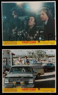 6h139 USED CARS 8 8x10 mini LCs '80 Kurt Russell, Jack Warden, directed by Robert Zemeckis!