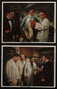 6h183 WE'RE NO ANGELS 3 color 7.75x10 stills '55 Humphrey Bogart, Aldo Ray, Peter Ustinov