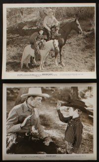 6h769 WHIRLWIND RAIDERS 6 8x10 stills '48 Charles Starrett as The Durango Kid & Smiley Burnette!