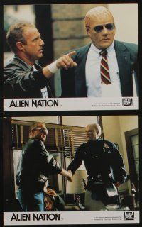 6h052 ALIEN NATION 8 color English FOH LCs '88 James Caan, Mandy Patinkin, Terence Stamp!