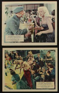6h063 AS LONG AS THEY'RE HAPPY 8 color English FOH LCs '57 Diana Dors, Janette Scott, Jean Carson!