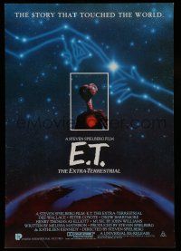 6j020 E.T. THE EXTRA TERRESTRIAL Aust special poster R85 fingers in stars are touching!