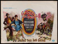 6j133 FINIAN'S RAINBOW Belgian '68 Coppola directed, Ray art of Fred Astaire & Petula Clark!
