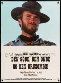 6j246 GOOD, THE BAD & THE UGLY Danish R90s cool close up image of Clint Eastwood!