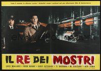 6j481 GIGANTIS THE FIRE MONSTER Italian photobusta '58 first sequel, battling monsters & cast!