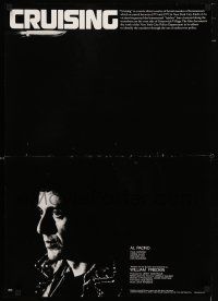 6j837 CRUISING black & white style Japanese '80 William Friedkin, undercover cop Al Pacino!
