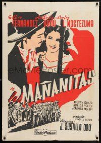 6j076 LAS MANANITAS Spanish '48 Juan Bustillo Oro, Antonio Badu, Jose Castillo, Esther Fernandez!