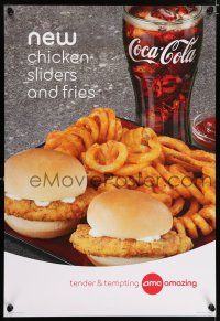 6k033 AMC THEATRES NEW chicken sliders style DS 1sh '12 cool ad from the movie theater chain!